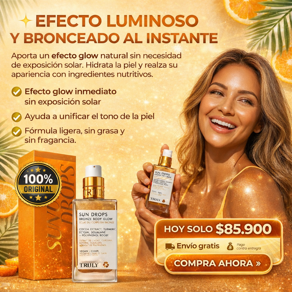 Truly Sun Drops Bronze Body Glow 30ml